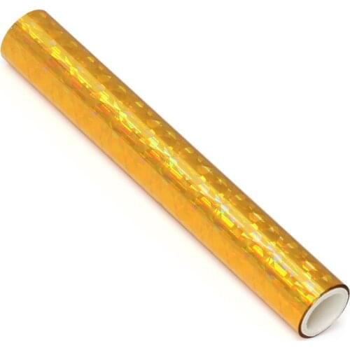 3M x 1 Roll Golden-Diamond Color Hot Foil Paper Heat Activated Glimmer Holographic Transfer Sheets Hot Stamping Paper