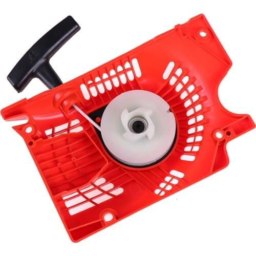 Red Recoil Pull Starter For Chinese Chainsaw 4500 5200 5800 45 52cc 58cc