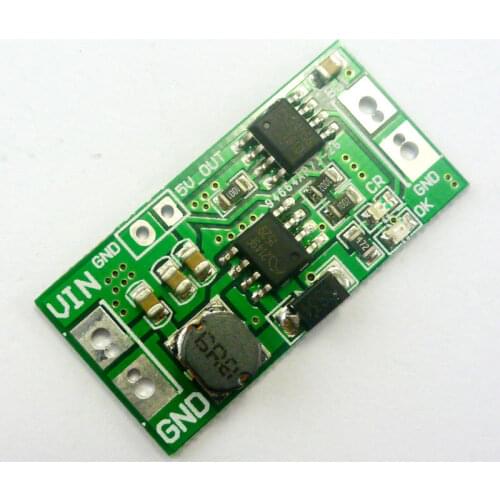 DD05CRTA 2 in 1 Boost Charger Module & DC DC Step Up Converter DC 2.5V 3V 3.3V 3.7V to 4.2V 5V Charging board DD05CRTA