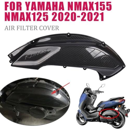 Motorcycle Air Filter Element Cover Protection Cap Decorative Guard For Yamaha NMAX155 NMAX 155 N MAX 125 NMAX125 2020 2021
