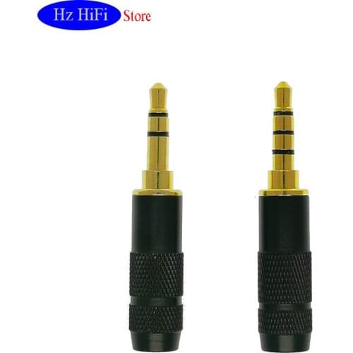 HOT NEW 3.5 High Quality Gold Plated 3.5MM Stereo 3 Pole 4 Pole Male Plug Audio Connector Solder