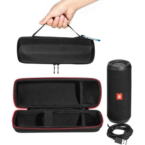 New Hard Travel Carry Case Pouch Protect Cover Storage Organizer for JBL Flip 3 Wireless Bluetooth Speaker and Cable (Only Case)