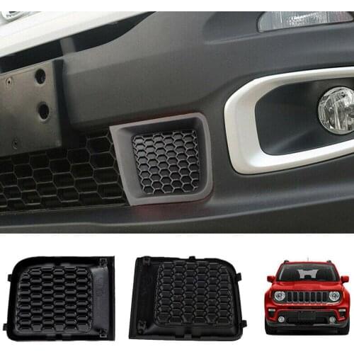 1 Set Plastic Left And Right Front Bumper Lower Grille Bezel Cover Oe:5xb62lxhaa 5xb63lxhaa For JEEP RENEGADE