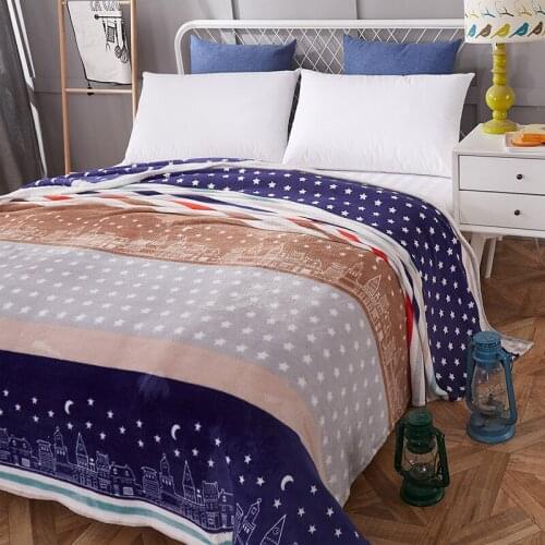 Bedspread blanket 200x230cm polar microfiber blanket cover Flannel Blanket to on for the sofa/Bed/Car Portable Plaids