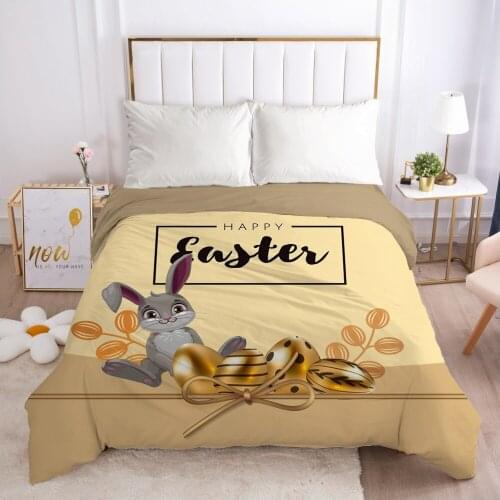 Luxury Duvet cover Quilt/Blanket/Comfortable Case Single Double Queen King Bedding 140x200 240x220 240x260 Eastey Gray rabbit