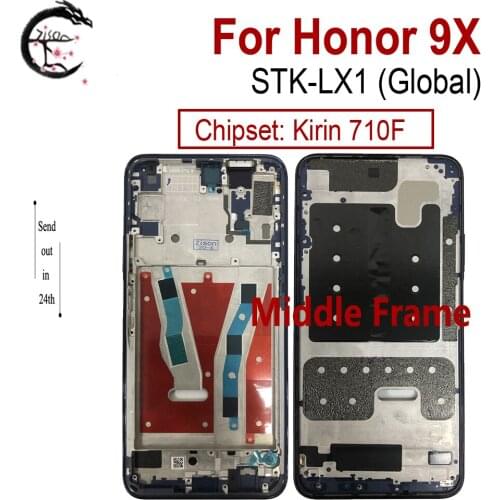 Middle Frame For Huawei Honor 9X STK-LX1 Front Frame Housing Cover Honor9X Phone Replacement Frame