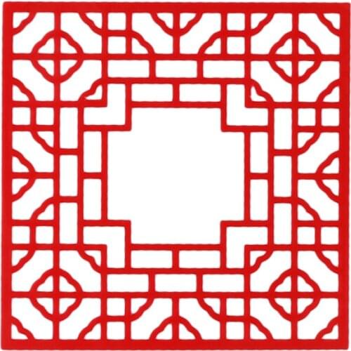 20*20 Window decoration Layering Stencil Drawing Color Spray stencil DIY Scrapbook photo album Decorative Embossing Card Crafts