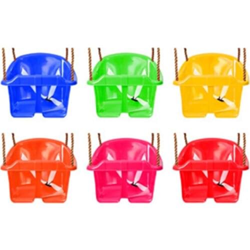Rope Swing Seat With Rope & Mounting Rings Kids Baby Kids Toddler Plastic Swing