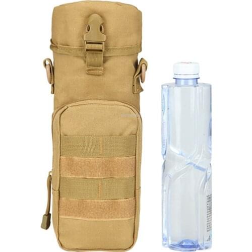 Military Molle System Kettle Bag Outdoor Hunting Climbing Shoulder Water Bottle Bag Army Airsoft CS Shooting Bottle Pouch