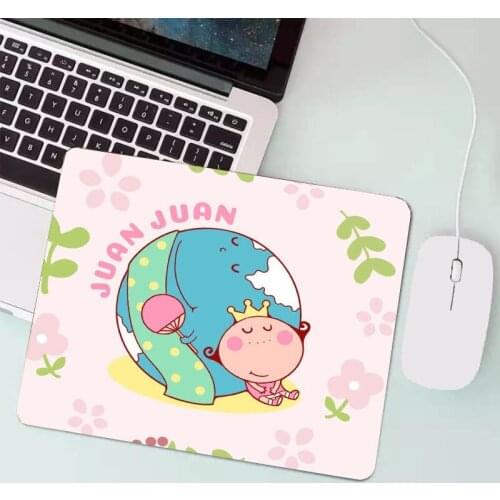 Top quality kawaii pink beautiful girl heart cartoon mouse pad office non-slip creative table mat mouse pad anime mouse pad mous