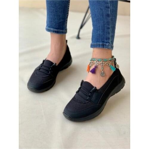 SGE SHOES Women Black Orthopedic Daily SHOES comfortable model full mold