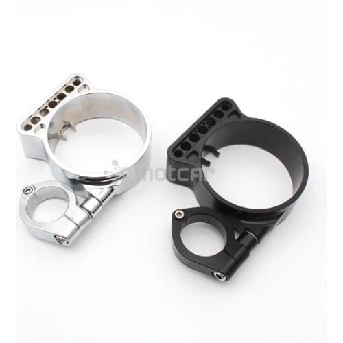 1pcs Black/Silver Aluminum 39mm Motorcycle Side Mount Speedo Relocator Bracket For Harley Sportster 1200 Iron 883 42