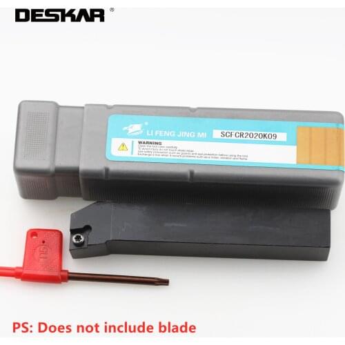 1PC DESKAR SCFCR1212H09 SCFCL1212H09 External Turning Tool Holder CNC Lathe Cutter Cutting Carbide Inserts For CCMT Blades