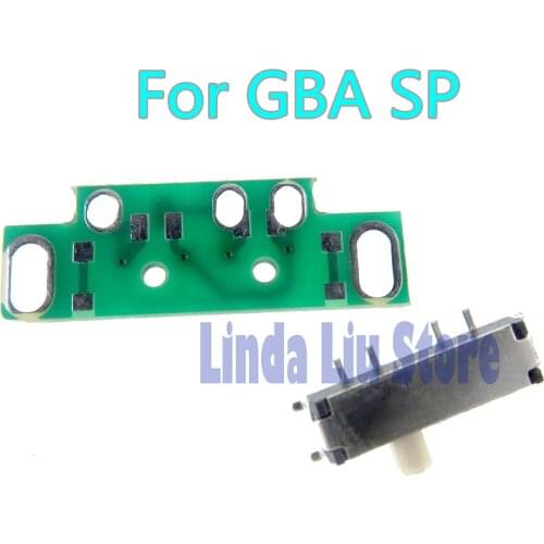 10sets NEW Power Switch buttons For GBA SP on off Power Button For Gameboy Advance SP Game Console Repair Parts OEM