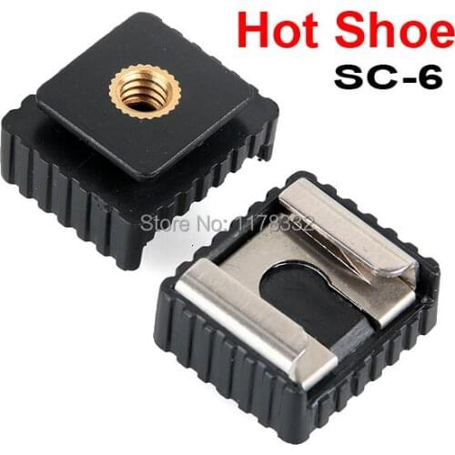 10pcs SC-6 Hot shoe Adapter for S&ny Minolta F42AM F56AM Speedlite to Standard