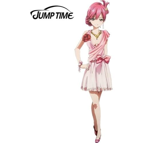 JumpTime 13cm x 3.5cm Car Stickers Magi The Labyrinth of Magic Anime Morgiana Sexy Girl Vinyl Window Wiper Decals Car Styling