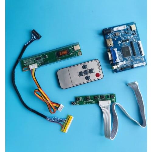 Kit Work for LQ150X1LHC3 B 30pin HDMI Driver Panel Monitor 1024x768 LED Remote AV 2AV DIY LCD VGA Controller Board Screen LVDS