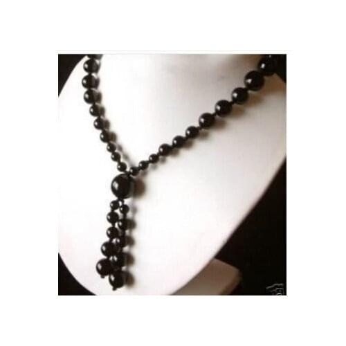 Beautiful BLACK jadeS necklace pendant