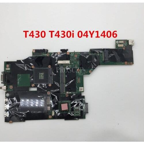 Free shipping For Thinkpad T430 T430I Laptop motherboard 04Y1406 Pga 989 HM77 working well