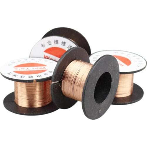 Repair connection copper wire computer motherboard copper wire power test test accessories OK Cable soldering 0.1mm copper wire