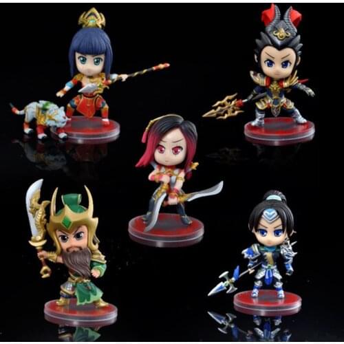 Mini Cute Anime 10cm Lol Irelia Figure League Of Legends Action Figures Pvc Statue Model High Quality Gifts Figures
