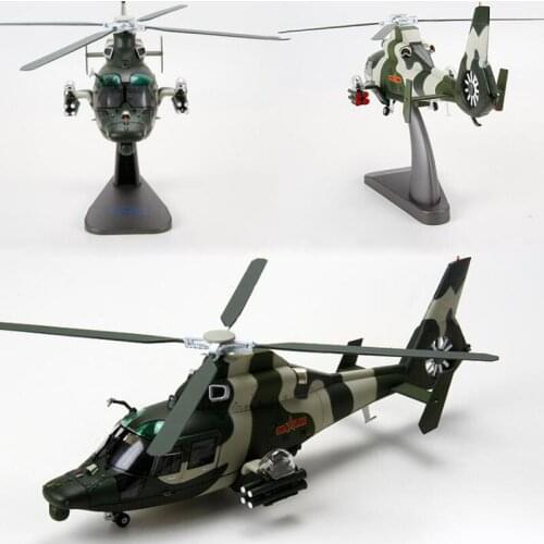1/48 Scale China Version Z-9 Black Helicopter Millitary Model Army Fighter Plan Airplane Gifts F Stand-up aircraft display