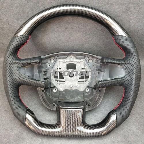 Upgraded Customized Racing Carbon Fiber Steering Wheel For Peugeot 508 2008 2009 2010 2011 2012 2013 2014 2015 2016