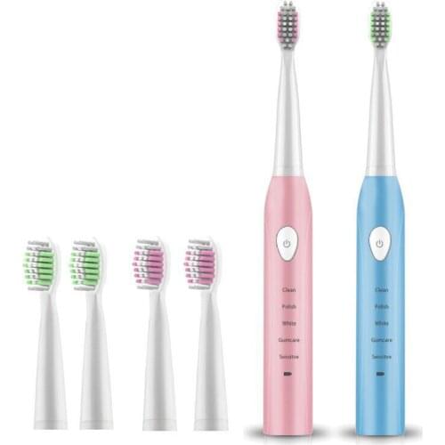 Powerful Ultrasonic Sonic Electric Toothbrush USB Rechargeable Tooth Brush Adult Electronic Washable Whitening Teeth Brush