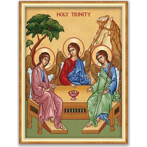 Region Orthodox Icon DIY 11CT Embroidery Cross Stitch Kits Craft Needlework Set Cotton Thread Printed Canvas Home Decoration Hot
