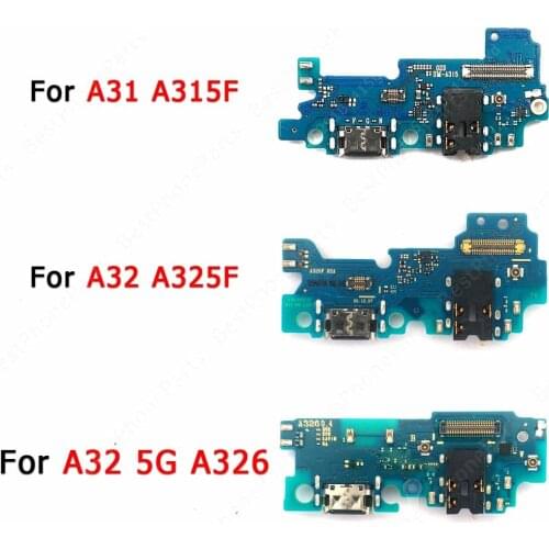 Original Usb Charge Board For Samsung Galaxy A31 A32 5G A315 A325 A326 Charging Port Ribbon Pcb Dock Connector Plate Spare Parts