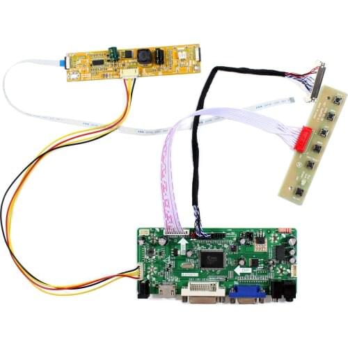 HD MI VGA DVI LCD Controller Board M.NT68676 Compatible Work With 18.5inch 1366X768 LM185WH2-TLA1