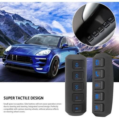 10 Button Remote Control LED Backlight Remote Control Wireless Universal Steering Wheel Button Car Accessories