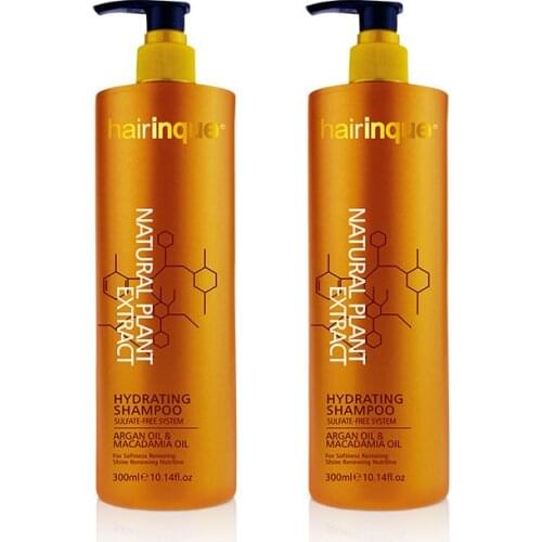 Argan Oil And Macadamia Nut Oil Hair Shampoo Sulfate Free Hydrating Nourishing Moistening Organic Hair Care Cleaner