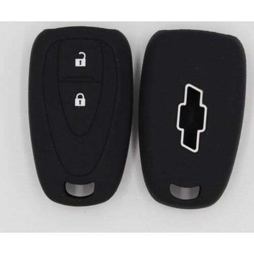 Silicone Car Key Case For Chevrolet Cruze Malibu Spark Sonic Impala Equinox Volt Trax Camaro Remote Fob Cover 2019 2020