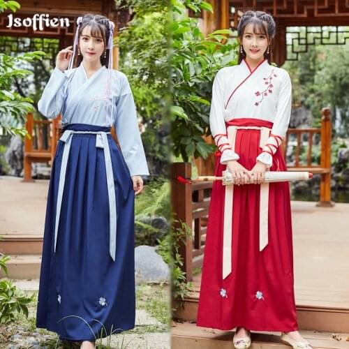 Chinese Traditional Folk Dance Costume Woman Ancient Han Dynasty Princess Dress China Oriental Swordsman Clothing Man Tang Suit