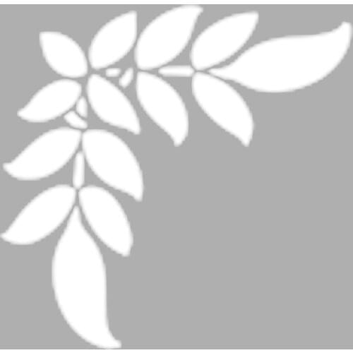Fern Leaf Stencil Painting Template 30x30 Cm, Walls, Tiles, furniture For Easy and Practical Pattern Application