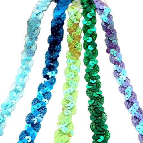 Wave sequins environment-friendly PET beads with garment accessories DIY show garment sequins ribbon