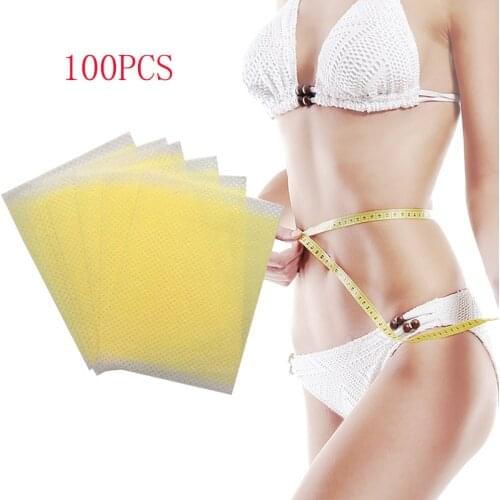 100Pcs Slim Patch Navel Sticker Slimming Products Fat Burning Losing Weight Cellulite Fat Burner Weight Loss Paste Belly Waist