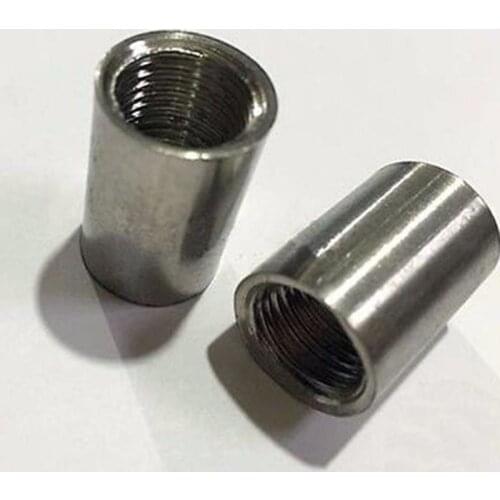 304 Stainless Steel Round Nut Rod Pipe Fitting Connector Adapter 3/4" BSP Female Threaded Max Pressure 2.5 Mpa