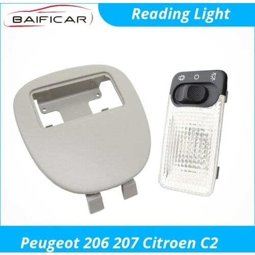 Baificar Brand New Genuine Reading Light Assembly 8146K8 Frame Lamp Original Part for Peugeot 206 207 Citroen C2