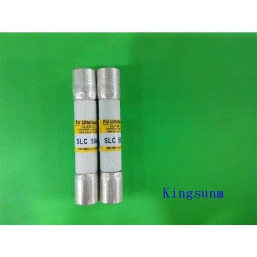 Free shipping 10pcs SLC-50 genuine Littelfuse Time-Delay delay time delay fuse 50A480V