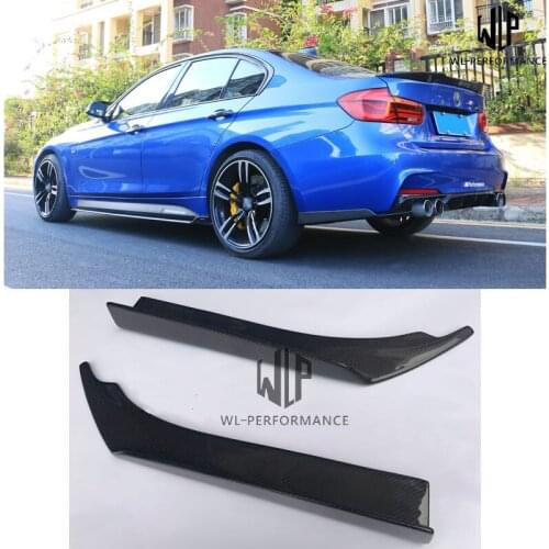 F30 F35 Rear Bumper Side Splitters Car Styling For BMW 3 Series F30 320i 328i 335i Car body kit 12-UP