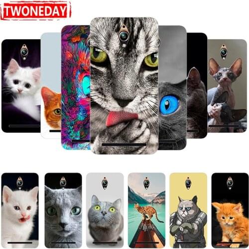 Coloful Case For ASUS Zenfone GO ZC500TG Z00VD 5.0" Cases Painted Cover For Asus ZC500TG Cases Soft Back Covers Fundas Coque