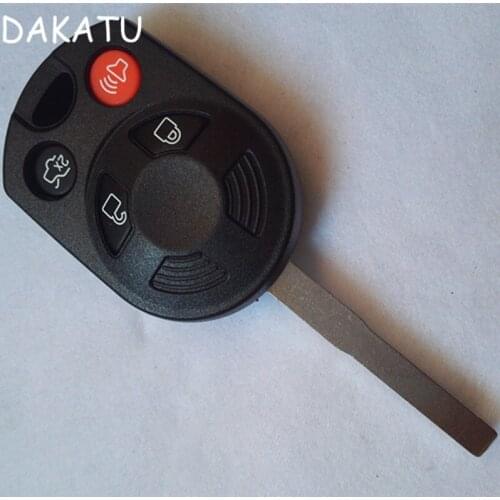 DAKATU 10PCS/LOT Free shipping Replacement Car Key Remote Case For Ford C-Max Escape Focus Remote Key Shell 3+1 4 button