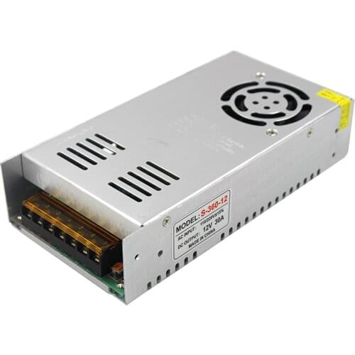 12V 30A 360W Switching power supply Driver For LED Light Strip Display AC200-240V