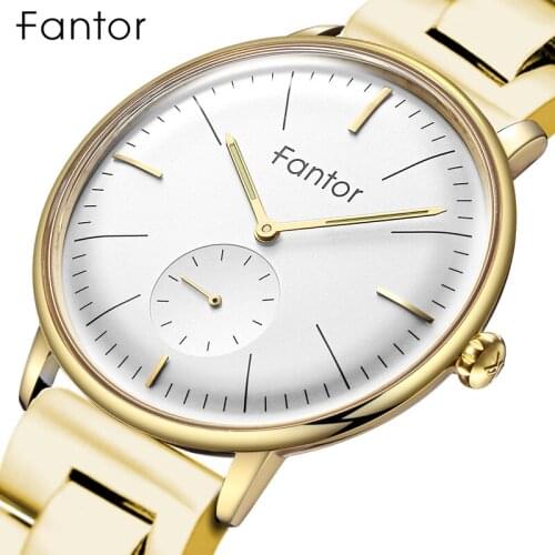 Fantor 2020 Luxury Brand Mens Stainless Steel Watch Men Waterproof Male Clock Classic Wrist Man Quartz Watch for Men