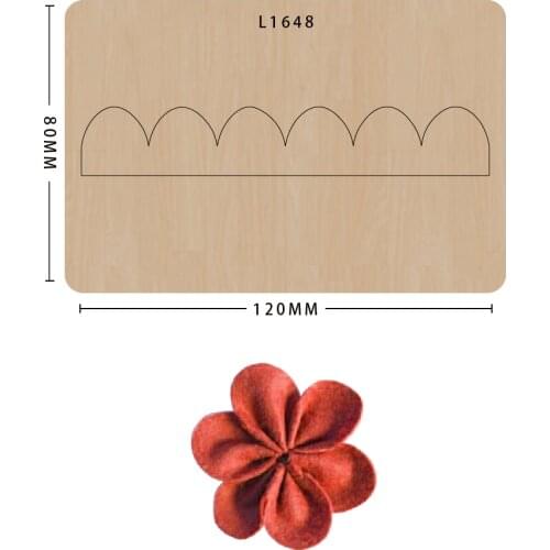 Knife Molds Diy Craft Die Cut Scrapbooking Templat Diy Cut Wooden Dies Flower Decoration Suitable For Big Shot Machines