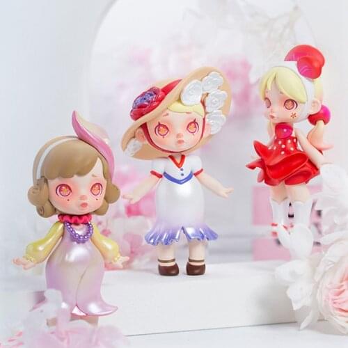 Blind Box Anime Figure Toys 13 Style Laura Flowers Fashion 2nd Series Surprise Kawaii Guess Random Doll Garage Kit 12Pcs/Set