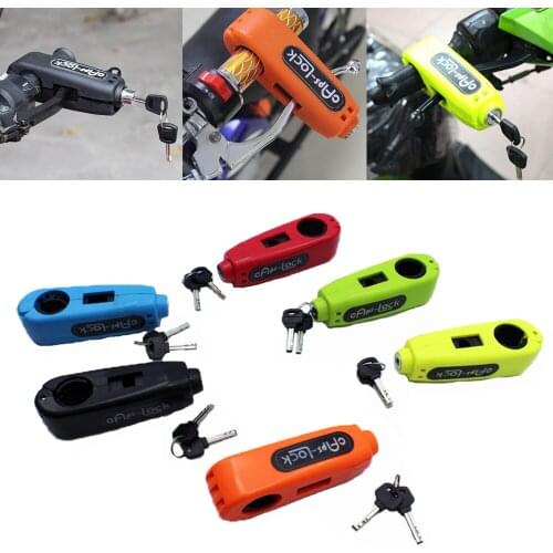 Handlebar Brake lever Lock Grip Security Caps-Lock Motorcycle Anti Theft For Aprilia Mana 850 GT ABS 2008-2015 SXV 450 550 06-12
