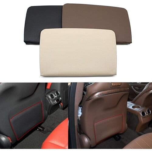 Interior Car Seat Backrest Leather Storage Pack Cover Replacement For BENZ W205 W213 W253 W257 2014-2021